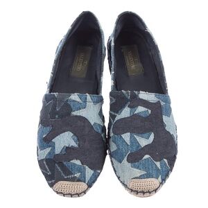 Valentino Garavani Camouflage Camustars Espadrille Flats Shoes